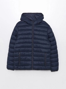 เสื้อแจ็คเก็ตขนเป็ดของผู้ชายมีฮู้ดเข้ารูปสำหรับฤดูหนาวแฟชั่นยอดนิยมออกแบบได้ตามต้องการ - Product Image 2