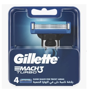 <b>Gillette</b> Mach3 <b>Razor</b> <b>Blades</b> Men Pack of <b>4</b> <b>Razor</b> - Product Image 3