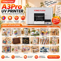 Nouvelle imprimante UV à plat A3 I3200 avec tête d'impression automatique, machine d'impression numérique UV à encre, écran tactile pour coques de téléphone, acrylique, verre
