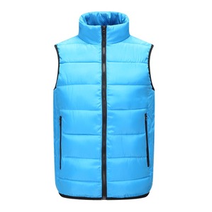 Winter Man Down Vest Hot Sale Design Custom Factory Men's <b>Light</b> Down Quilted Jacket Padded Vest <b>Duck</b> Down Puffer Vest - Product Image 1