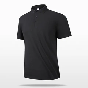 Polo coupe ajustée à imprimé personnalisé pour homme T-shirt à manches courtes à séchage rapide Imprimé personnalisé à manches courtes pas cher pour Polo - Product Image 1