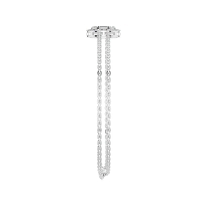 Premium 950 Platinum Fine Jewelry Baguette Cut Diamantes naturales Pulsera de cadena de doble eslabón Mujeres OEM ODM Producto de tarifa de fábrica - Product Image 2