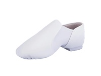 Chaussures de danse jazz unisexes personnalisées respirantes à semelle souple pour adultes, en cuir verni/véritable, avec lacets et doublure en coton – Vente en gros