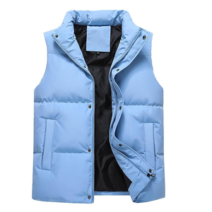 Gilet matelassé Gilet en duvet Gilet plus chaud pour hommes Gilet matelassé d'hiver Vestes sans manches Vêtements d'extérieur Gilet sans manches - Product Image 6