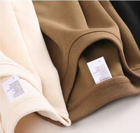 T-shirts pour hommes en coton 100% tricoté de haute qualité, coupe ample, impression légère en relief, personnalisables, écologiques