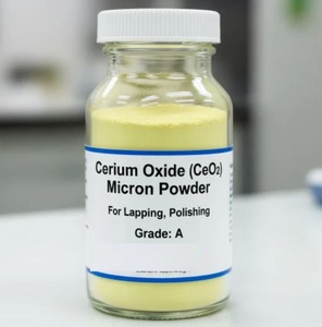 Oxyde de Cérium CeO2 en Poudre Pureté 99,95% - Métal des Terres Rares Qualité Industrielle et Laboratoire Applications Polissage du Verre Lentilles Optiques - Product Image 1