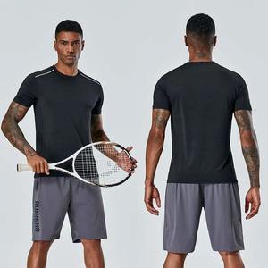 Camiseta de compresión de gimnasio para hombre, ropa deportiva de manga corta para ejercicio, correr, secado rápido, Verano - Product Image 6