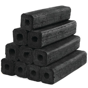 Charbon de bois pour barbecue et charbon de chêne en morceaux et bâtonnets, charbon de bois dur en briques - Product Image 1