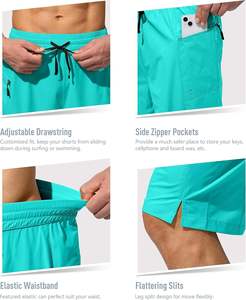 Pantalones Cortos Cargo de Playa para Hombre, Personalizados, Deportivos, de Verano, de Secado Rápido, Ecológicos, Transpirables, Impermeables, de Poliéster y Algodón, con Cordón Ajustable - Product Image 6