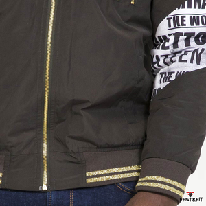 Bon marché Vestes de bombardier en toile patchwork décontractées Vêtements d'extérieur à la mode unisexe - Product Image 6