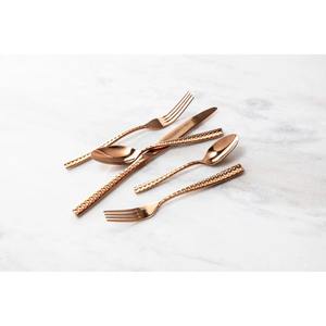 Ensemble de couverts design finis en cuivre couverts élégants en acier inoxydable pour la maison cuisine restaurant mariage et salle à manger de luxe - Product Image 4