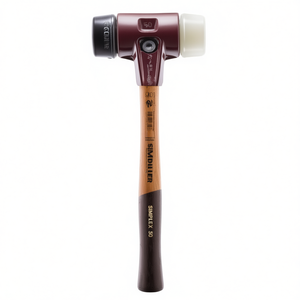 Martillo de Percusión SIMPLEX con Cabeza Suave para Madera Media/Dura/Goma, 330 mm de Longitud, 40 mm de Diámetro de Cabeza, Negro/Nylon Blanco - Product Image 3