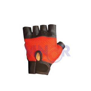 Guantes Deportivos Unisex de Medio Dedo con Logotipo Personalizado, Cómodos, Acolchados de Neopreno y Cuero, al por Mayor para Levantamiento de Pesas - Product Image 4