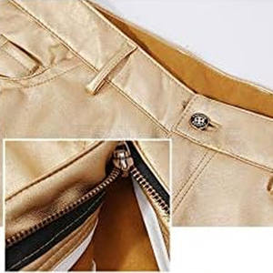 Pantalones de cuero personalizados de alta calidad para hombre, ropa de invierno para hombre, pantalones de cuero para exteriores, en stock - Product Image 3