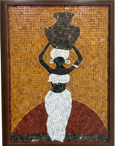 งานศิลปะโมเสกแอฟริกันตกแต่งผนัง ด้วยดีไซน์แปลกใหม่ งานฝีมือโมเสกแอฟริกันสำหรับตกแต่งภายในบ้านที่ไม่เหมือนใคร - Product Image 5