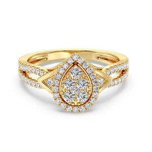 แหวนหมั้นทรงลูกแพร์ - Product Image 1