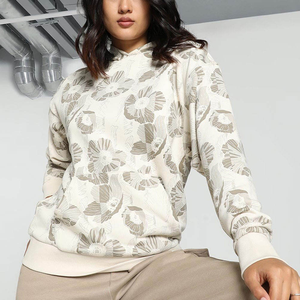 Casual Solid casual streetwear Drop Shoulder Figures respirant Eco-friendly hoodies Knitted Hoodies for Woman - Product Image 1