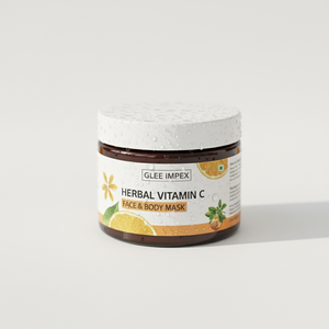 Masque visage et corps à la vitamine C à base de plantes Glee Impex |   Nettoyage des pores, éclaircissant, tous types de peau, OEM/ODM Marque privée - Product Image 3
