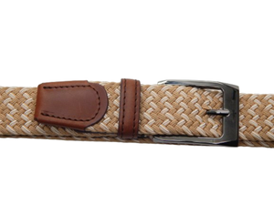 Cinturón Elástico Ajustable de Poliéster y Látex de 1 m de Longitud, Talla Única, para Hombre, en Color Beige, Negro o Azul, Marca Grober Leon - Product Image 3