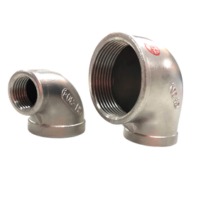 Codo reductor de rosca de acero inoxidable de 90 grados de alto rendimiento, varias técnicas de fundición, embalaje de logotipo personalizado suave para - Product Image 2