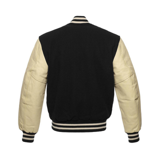 Fabrication de veste universitaire d'hiver à manches longues de qualité supérieure Offre Spéciale veste universitaire au design solide pour hommes Streetwear décontracté - Product Image 4