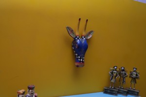 ภาพวาดด้วยมือแบบดั้งเดิมที่แขวนติดผนังรูปหัววัวสำหรับตกแต่งบ้านและสำนักงานอย่างมีสไตล์ธีมสัตว์สำหรับติดผนังพิธีขึ้นบ้านใหม่ - Product Image 5