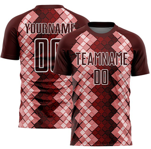 Meilleures ventes Maillot de football en polyester sublimation haute qualité à manches courtes Unisexe grande taille pour adultes Maillot de football - Product Image 1
