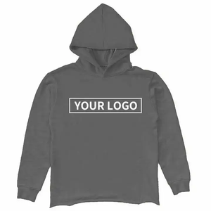 <b>Mens</b> High Quality 100% Cotton Raw Hem <b>Hoodie</b> Custom Design Embroidered Printed Logo New Street-Wear Style for Winter - Product Image 4