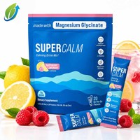 Mélange Adaptogène en Poudre pour Boisson Ashwagandha, L-Théanine et Magnésium, 20 Sachets, Marque Privée, Fabricant OEM