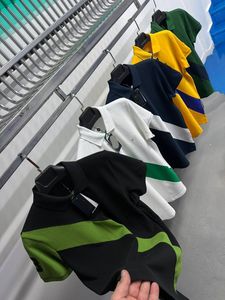 T-shirt en coton uni pour homme, manches courtes, col en V, décontracté, respirant, écologique, OEM ODM, logo personnalisé, broderie frontale, vierge - Product Image 5