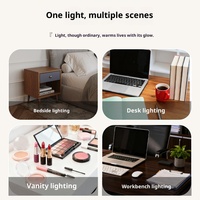 Lampe de table LED professionnelle extra-fine, simple et moderne, avec col de cygne, chargeur USB rapide, emballage détachable, fabriquée en aluminium durable