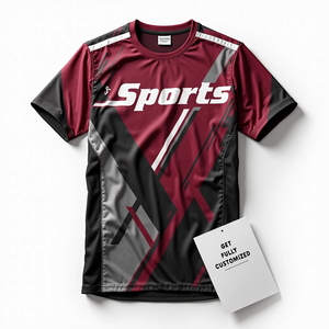 Jerseys de pesca de baloncesto de Softball de fútbol sublimados personalizados para hombres 100% cuello redondo cómodo con ajuste suave y transpirable - Product Image 6