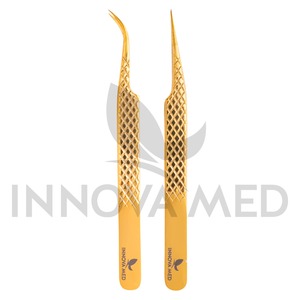 Pinces à extensions de cils en gros, personnalisation de marque disponible pour les artistes en extensions de cils professionnels, outil de beauté par innovamed - Product Image 1