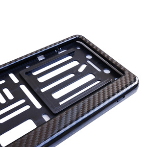 Soporte para matrícula trasera de fibra de carbono real - Product Image 4