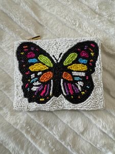 กระเป๋าใส่เหรียญประดับลูกปัดแบบคลาสสิกกระเป๋าแต่งหน้าประดับด้วยลูกปัดมุกและเพชรของขวัญสำหรับงานแต่งงานหรือปาร์ตี้สำหรับผู้หญิง - Product Image 5