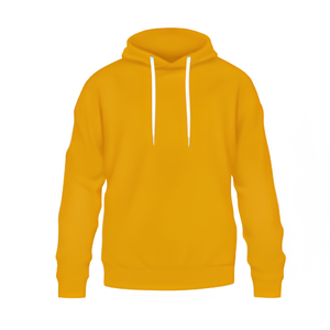 Graphic <b>Fleece</b> <b>Hoodie</b> Regular Fit Heavyweight 100% Cotton Solid Color Windproof Pocket Digital Printing Autumn Streetwear Men's - Product Image 1