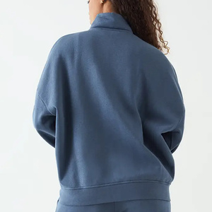 Nuevos Conjuntos Deportivos con Cremallera Azul y Logotipo Personalizado al por Mayor, Conjuntos Deportivos Completos para Mujer, Transpirables, para Exteriores, Estilo Urbano, Joggers para Mujer - Product Image 5