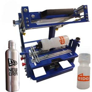 Nueva Máquina Manual de Serigrafía para Objetos Curvos, Logotipos Multicolor en Vasos y Botellas de Plástico, 1 Estación - Product Image 1