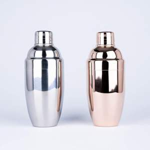 Bulk Rose Gold Stainless Steel Cocktail Shaker Set Wholesale Professional Bartender Shaker <b>Bar</b> <b>Tools</b> for Home & Commercial Use - Product Image 4