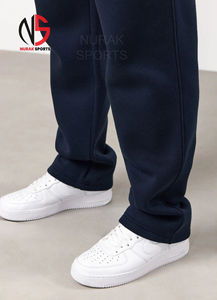 Plus Size Custom Logo Design <b>Navy</b> Hoodie & Straight Leg <b>Joggers</b> <b>Men</b> Tracksuit Cotton Fleece Baggy Jogging Suit <b>Men's</b> In 2026 - Product Image 5