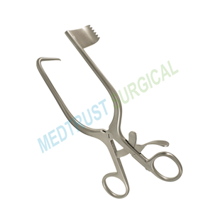 Williams ไมโคร retractor 50mm x 20mm ใบมีดขวาชุดเครื่องมือผ่าตัดสแตนเลส - Product Image 1