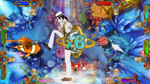 Nouvelle version 10 places 86/100 pouces armoires poisson jeu Table Machines danse roi à vendre - Product Image 4