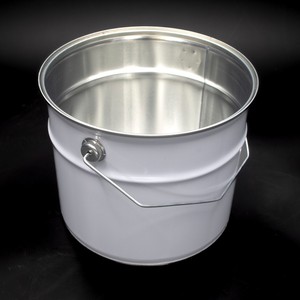 Diámetro 198mm Cubos cónicos de hojalata personalizados disponibles con tapa a presión o tapa de pestillo de anillo Capacidad total de 3,7 hasta 6,3 LT - Product Image 1