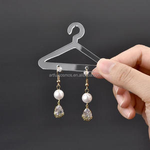 2025 Elegant <b>Glass</b> Hanger Model Earring Display <b>Stand</b> Customizable Jewelry <b>Holder</b> for Single Earrings Stylish Design for - Product Image 3