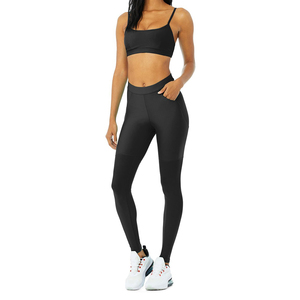 Soutien-gorge et legging taille haute ensemble femmes Leggy Yoga entraînement personnalisé Gym Fitness Yoga pantalon entraînement Fitness porte - Product Image 4