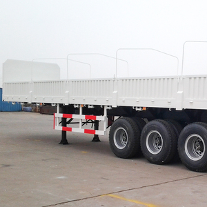 Semirremolque de Plataforma Baja de 3 Ejes con Paredes Laterales de Acero de Alta Resistencia de 100T de la Marca TOP para Camiones de Carga y Utilitarios - Product Image 5