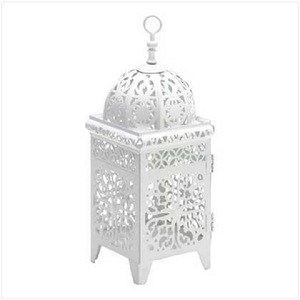 Courtyard Home Decorative Metal <b>Glass</b> <b>Lanterns</b> Nordic Creative Personality Fashion Light Luxury Nickel Plated For Garden Caffey - Product Image 5