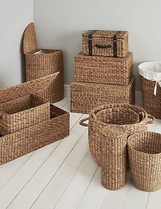 Excellent Quality Top Grade Grass Storage <b>Basket</b> Water Hyacinth <b>Woven</b> <b>Baskets</b> From 99 Gold Data Vietnam - Product Image 2