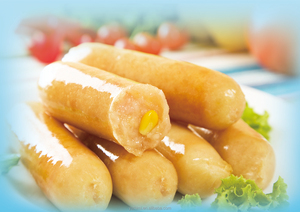 Involucro di salsiccia di collagene artificiale commestibile di piccolo calibro - Product Image 5