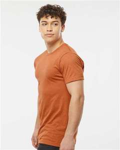 Camiseta Unisex de Jersey Fino - Camiseta Heather Rust Precio al por Mayor - Camiseta BELLA + CANVAS - Product Image 3